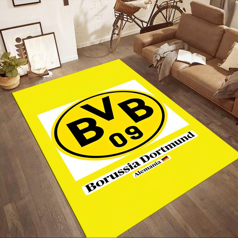 Borussia Dortmund Floor Mat Suitable For Outdoor Decorate Room Entryway Game Room Antislip Carpet Anime Office Decor