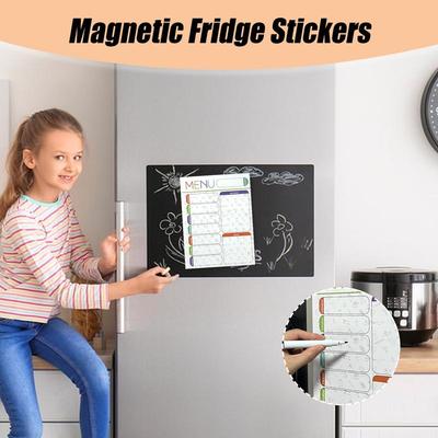 Magnet Dry Erase Board For Fridge Daily Task Weekly Planner & Schedule Board For Refrigerator Checklist Schedule Whiteboard