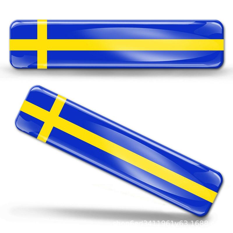 3D Reflective National Flag Sticker Motorcycle Accessories Car Decal British Italy USA France Russia Spain Brazil Chile Ukraine