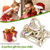 3D Wooden Puzzle Marble Run Set Electric Automatic Roller Coaster Model Building Kits STEAM Educational Toys Kids Adult Gifts