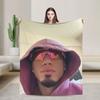 Omar Courtz Singer Warm Soft Blanket Kids Plush Bedding Throws Pattern Couch Chair Flannel Bedspread Sofa Bed Cover