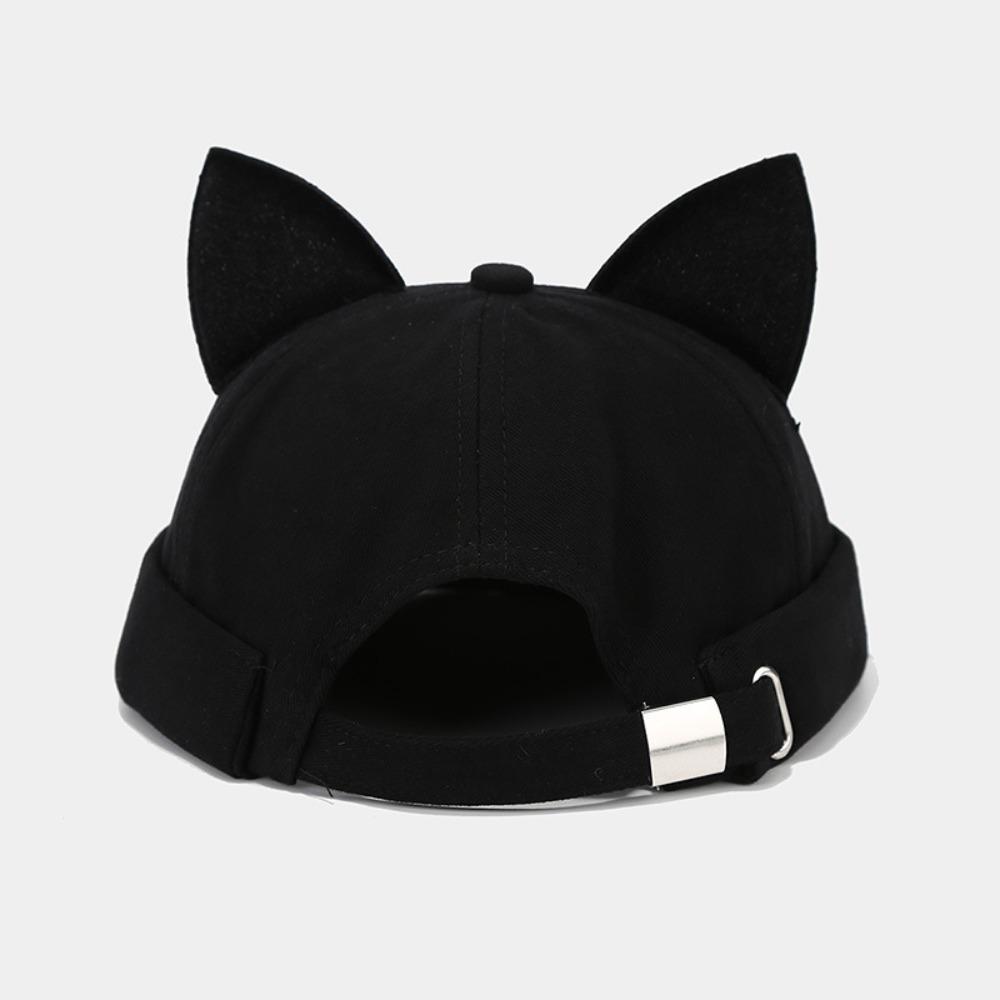 Breathable Cat Ears Brimless Hat Sweet Beanie Hat Lightweight Brimless Skullies Cap  Travel Style 6
