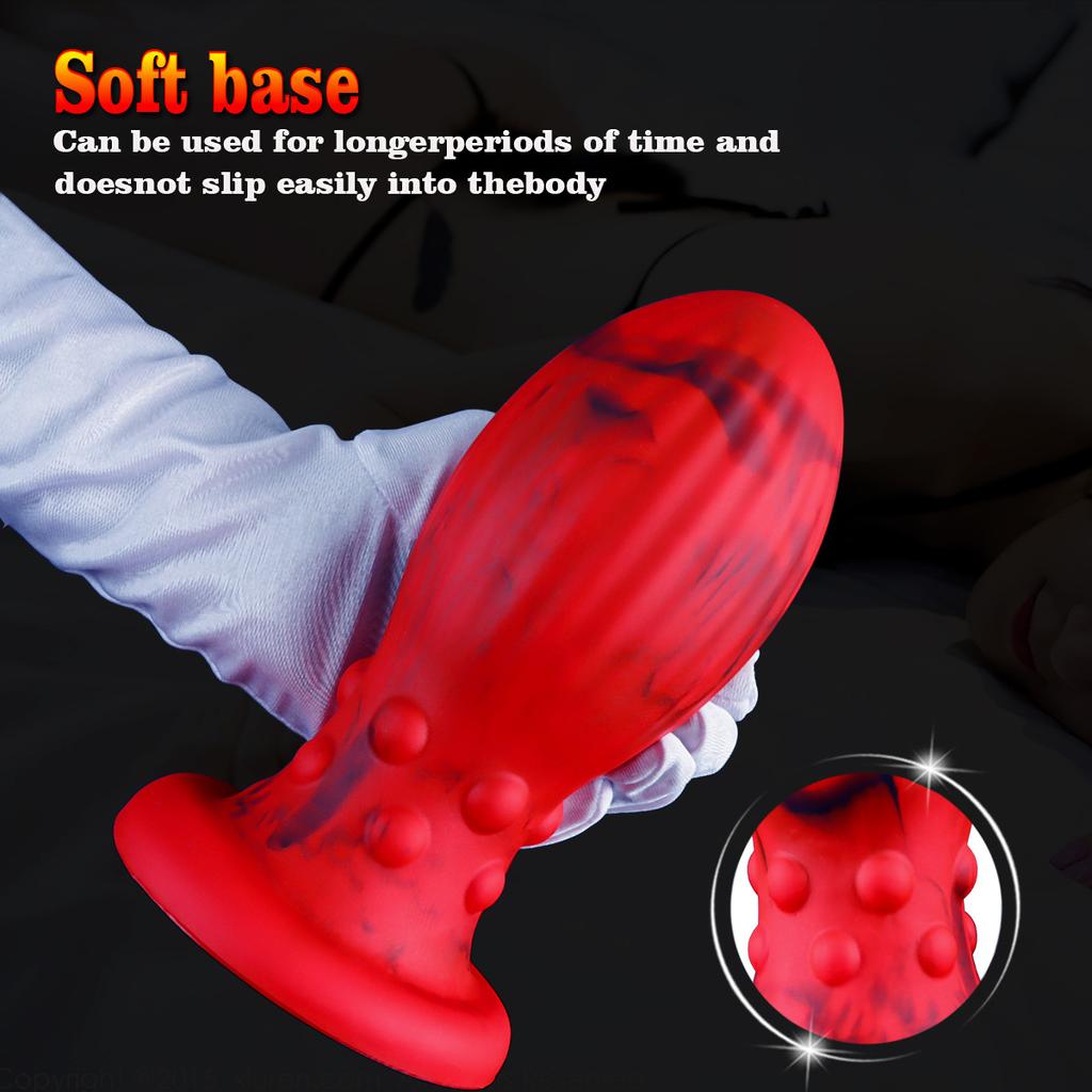 Dragon Egg Sex Product Liquid Silicone Male and Female Masturbation Simulation Penis Anal Dilatation Device Adult Sex Toys