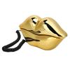 Electroplating Golden Lip Shape Telephone with Telephone Line for Home Office Hotel
