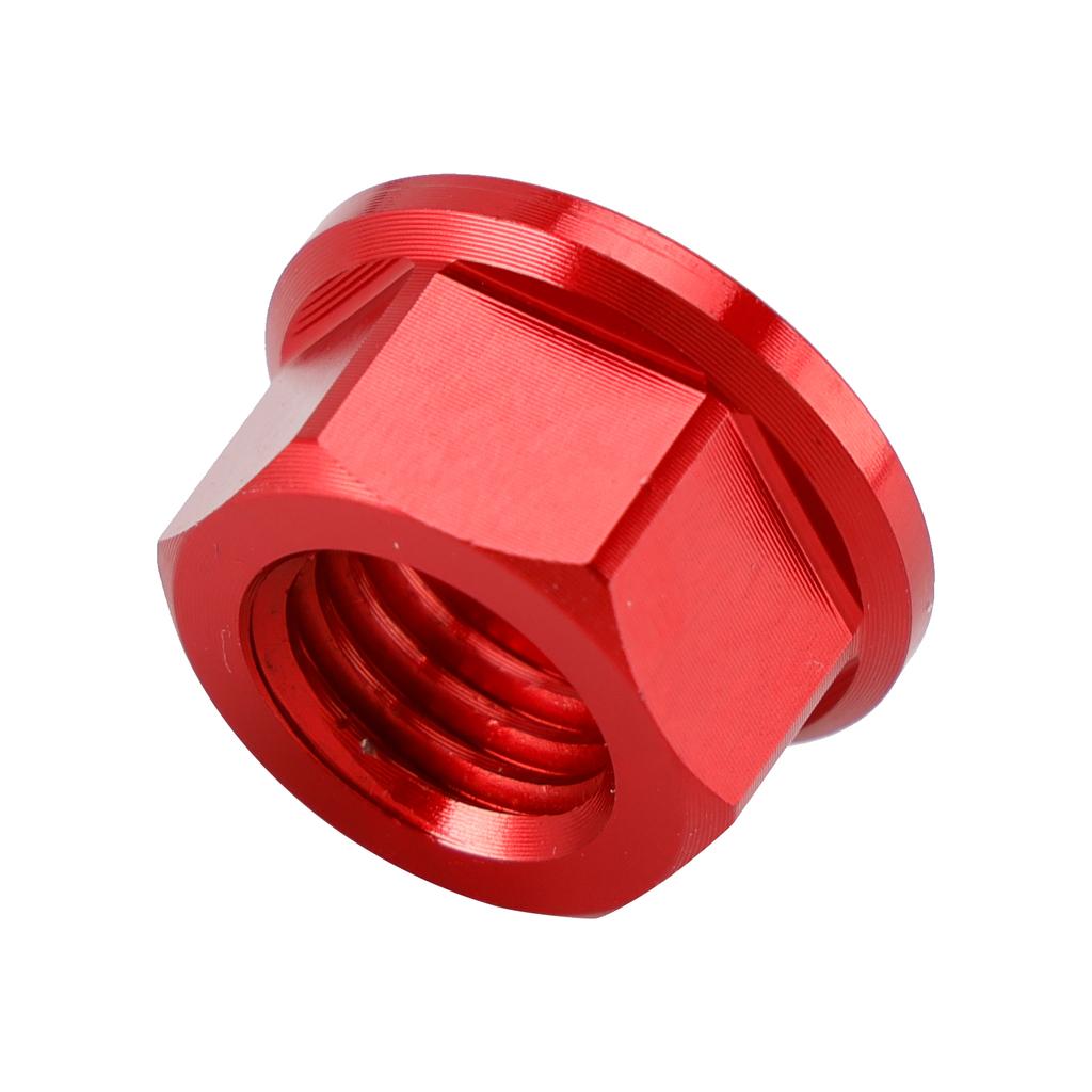 Zestaw Nakrętek Zębatki Tylnej M10x1.5mm Czerwony Do Aprilia RSV RSV4 1000R Factory 2004-2016