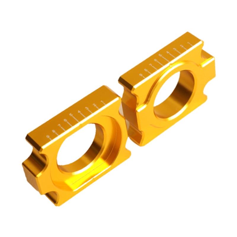 Axle Blocks Chain Adjuster for 690 790 950 990 1050 1090 1190 1290  Supermoto Super Adventure  S 2pcs