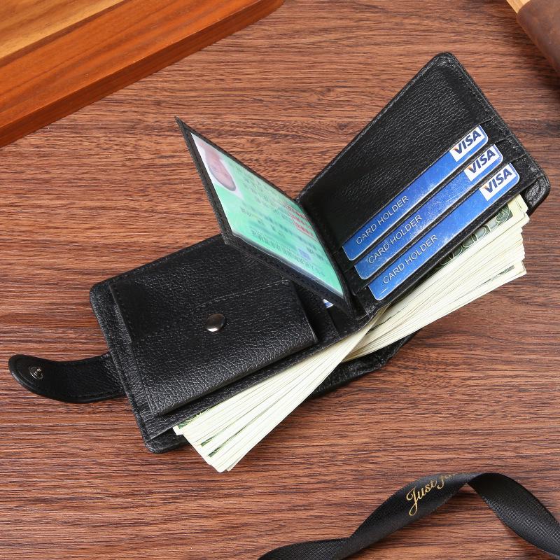 Retro Large Capacity PU Leather Men's Wallet with Multi-Card Holder & Coin Purse
