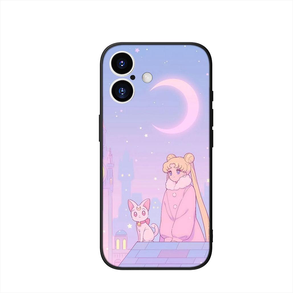 

Comics S-Sailors Cartoon Moon Phone Cover Case for Samsung Galaxy S25 S23 S22 S24 FE Ultra Plus A56 A05 A06 A15 A16 A57 S7 Edge Galaxy S7 edge