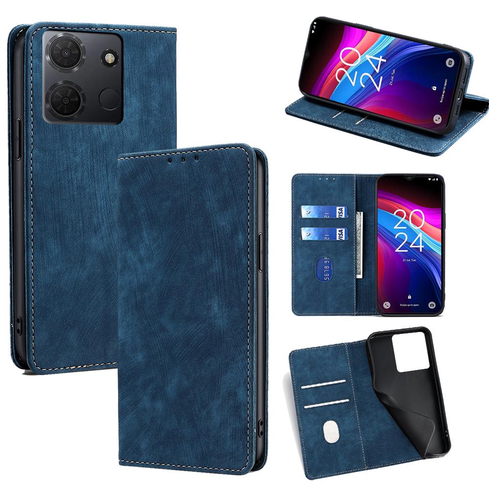 For TCL 503 Case RFID Blocking Wallet Leather Phone Cover
