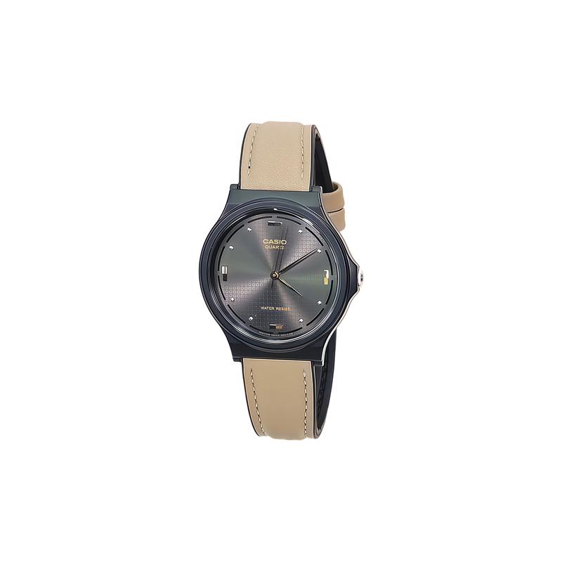CASIO Customized watch modified series Yaoye Silence Fashion trend Life waterproof MQ-76-1AL modified Quartz leather strap MQ-76-1AL-KaQiSe