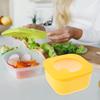 Crisper Sliced Cheese Container for Fridge Lunch Meat Refrigerator Food Containers with Lids Kitchen Storage Butter Glass