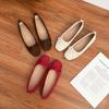 French single shoes women wear Korean version casual shoes comfortable soft sole not tired feet women's shoes commuter style shallow mouth grandma s