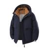 New Men's Winter Hooded Bread Jacket Thickened Warm Cotton Padded Jacket Fashion Versatile High Quality Coat Large Size L-8XL