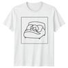 Sleeping Dog Cartoon Animal Unisexs TShirt Unisexs Tee Unisex Graphic Top