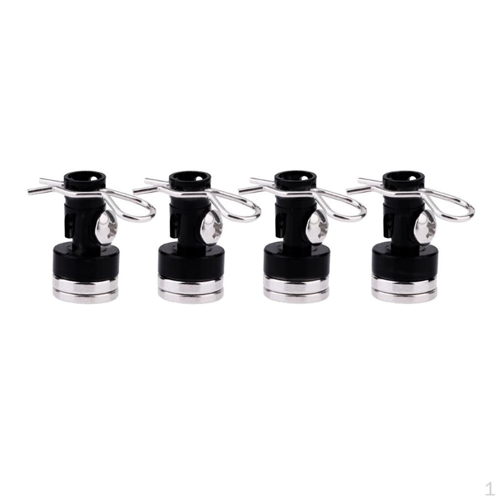 4 Pcs / Package Black Invisible RC Car Shell Column for Model