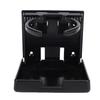 Boat Cup Holder Black Adjustable Folding Space Saving Water Bottle Holder for Boats Yachts RVs Cars Trucks