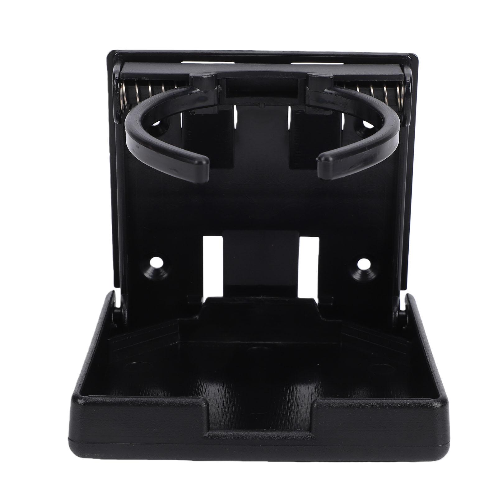 Черный складной регулируемый подстаканник для лодок, яхт, автодомов, автомобилей, грузовиков, экономящий место