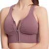 Reggiseni Sportivi Taglie Forti con Zip Frontale per Donna Supporto Elevato Controllo del Rimbalzo Allenamento Yoga Crop Top