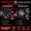 Blow Off Valve Adapter Compatible with Ford EcoBoost Turbo Engines | Fits Mustang Fiesta Fusion Escape Edge Transit Bronco 1.5L 1.6L 2.0L 2.3L 2.7L,