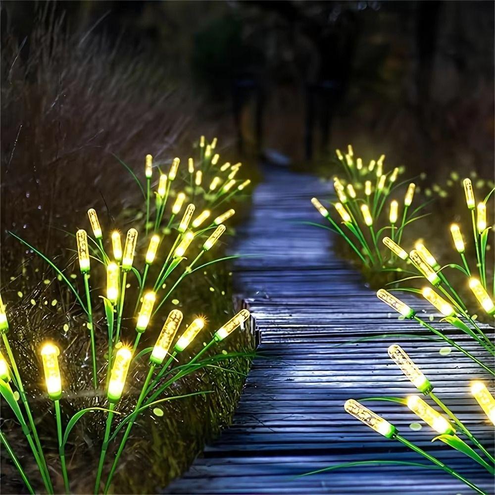 Energy Saving Solar Garden Lights Waterproof Design Solar Reed Lights  Garden Decor