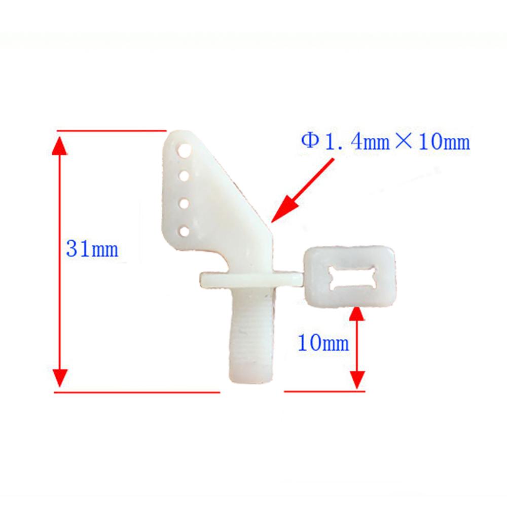5/10Pcs Hot Four-hole Nylon RC Model Airplane Control Horns KT Rudder Angle Quick Adjustment Rocker