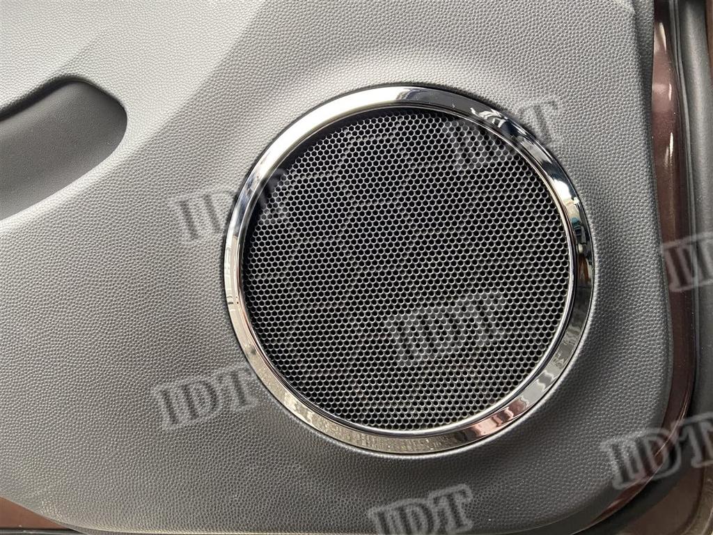 IDT Lapin HE22S Front Door Speaker Ring Covers of with Mini Cloth and Interior Custom Interior (Set 2) (Left Right) - Bezels, Panels, Parts, Dress-Up,