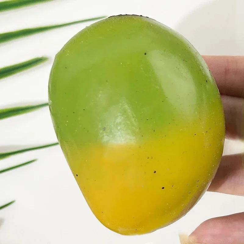 Squishy Toy Color Changing Mango Squishy Simulation Stretchy Mango Stress Balls Slow Rebound Stress Release Squeeze Toy Gift
