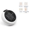 Portable Mini Electric Heater Instant Heater Low Power Fan Thermostat Adjustable Thermostat, Rotatable Adapter Home Office Electric Heater