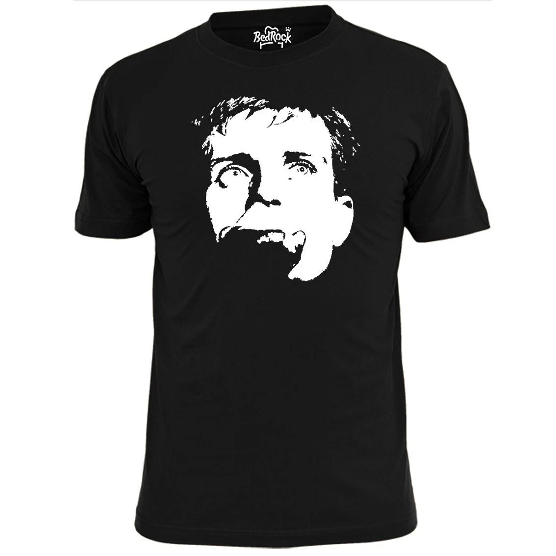 Mens Ian Curtis Stencil Inspired Rock T shirt Joy Division L