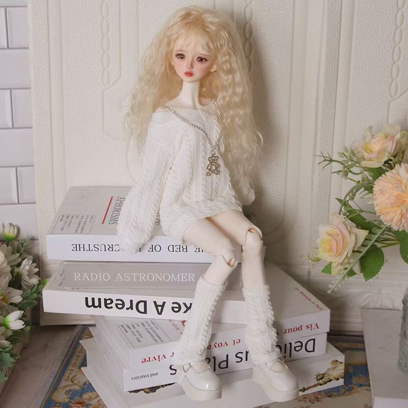 New 30/45/60cm Doll's Clothes for 1/3 1/4 1/6 Bjd Doll Loose Fitting Sweater Diy Girl Toys Dress Up Doll Accessories, No Doll