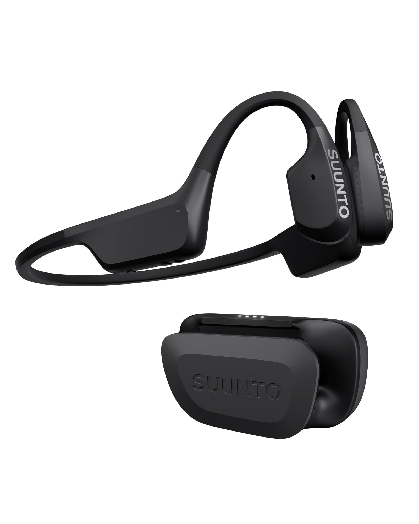 

SUUNTO Bone Conduction Earphones, Open-Ear Earphones with Mic, Bluetooth, for Swimming and Running, IP68 Waterproof and Dustproof, 10 Hours of