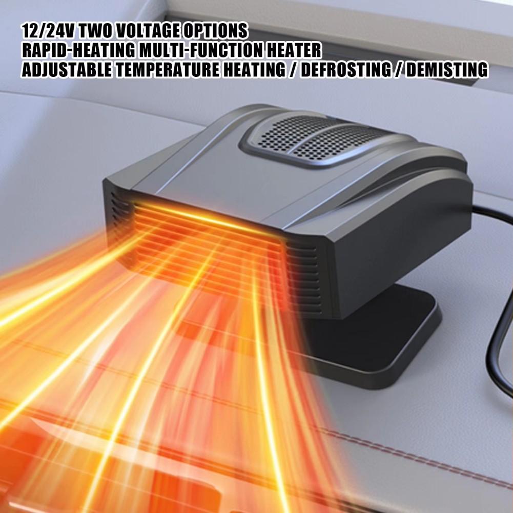Car Heater Defroster Demister 12V 24V Fast Heating Air Purifier Auto Windshield Defroster Defogger Car Anti-Fog Heater