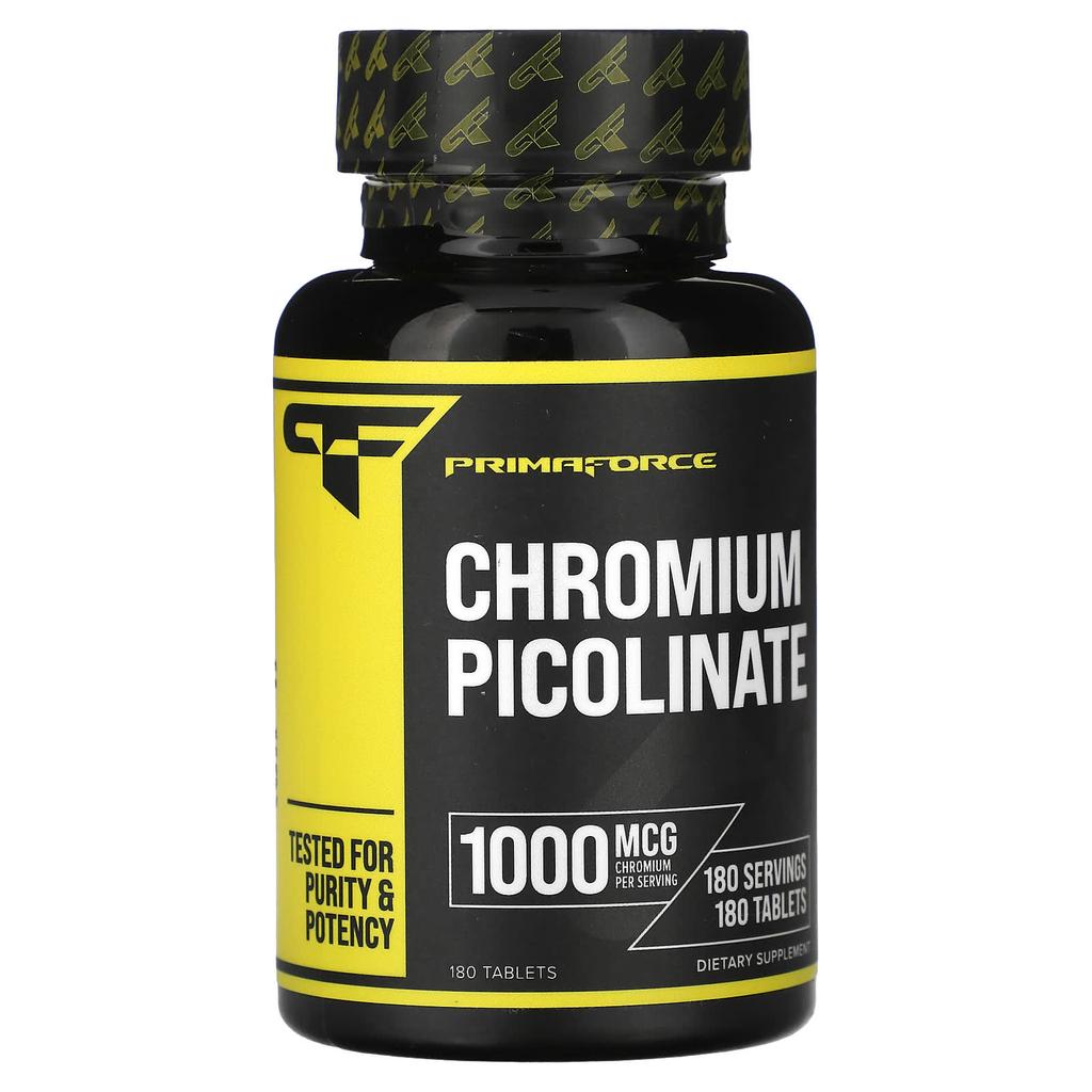 Chromium Picolinate, 1,000Mcg, 180 Tablets