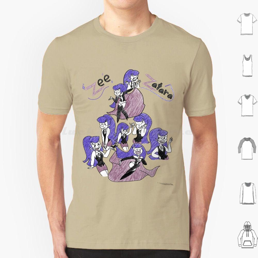 Sketchy Zee Zatara T Shirt Cotton Men Women DIY Print Zee Zatara Comics Zatana Superhero Girls Cartoon Magic Cartoons Magician