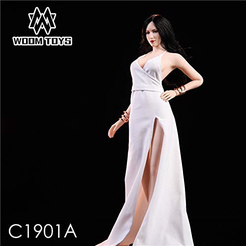 Maßstabs-Actionfigur WOOM TOYS C1901A Schönes weißes Abendkleid und Kopf nicht [TOYBARJAPAN] 1/6 (Körper inklusive)
