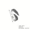 Retro Angel Wings Couple Rings - Creative Valentine's Day Gift for Lovers
