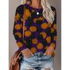 Womens Long Sleeve Crew Neck T-Shirt With 3D Flamingo Print Soft Milk Silk Fabric Loose Fit Casual 2025
