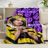 1PC Bi-llie green Artwork Flannel Blanket Gift, Suitable for Both Men And Women, Soft Ideal for Beds And Sofa, Birthday Or Christmas Gift