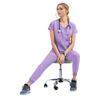 Dámská rychleschnoucí elastická sada lékařského pracovního oblečení