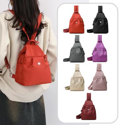 Backpack Women's Lightweight Chest Bag Travel Canvas Backpack