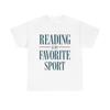 Vintage Reading Is My Favorite Sport Tee Bookish Bookworm English Teacher Unisex T-Shirt