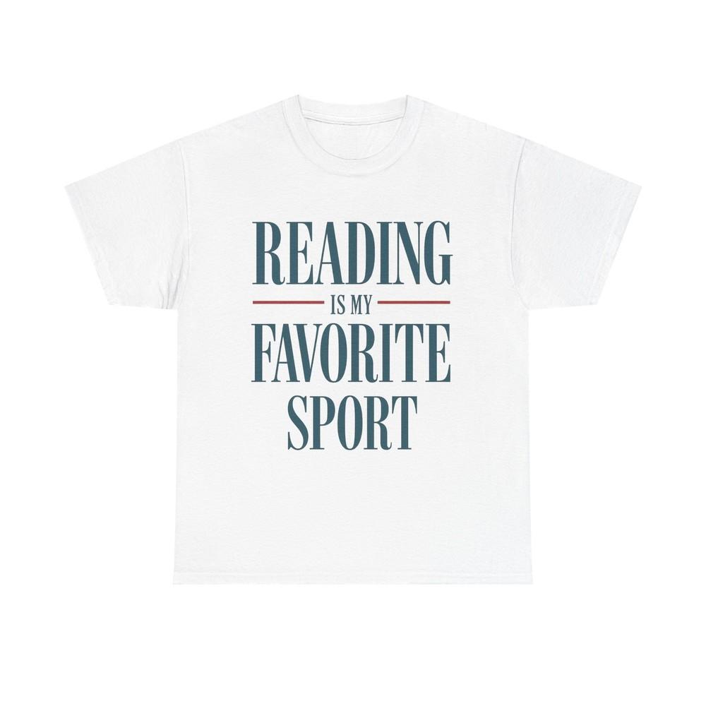 

Vintage Reading Is My Favorite Sport Tee Bookish Bookworm English Teacher Unisex T-Shirt S