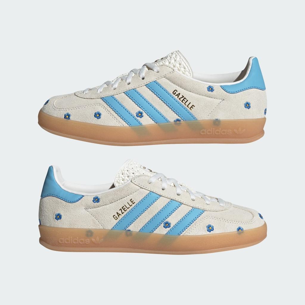 adidas Gazelle Indoor IF4491 Unisex Originals Sneakers Cloud White / Light Blue / Gum