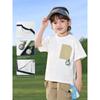 Right European Boys' Pure Cotton Short-Sleeved T-Shirt Kidsren's Antibacterial Summer Clothing 2026 New Summer Kidsren's Clothing Baby Casual Tops