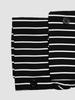 Women's Striped Slit Tie-Waist Long-Sleeve Shirt