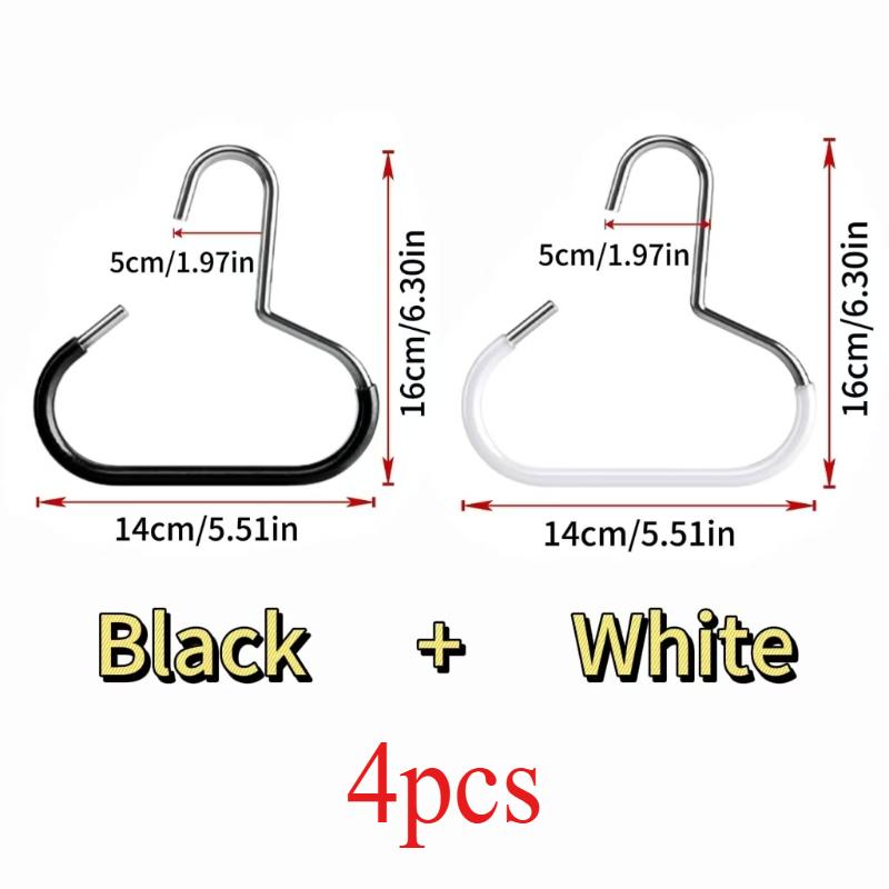1-5Pcs Durable Circle Ring Hat Hanger Closet Hat Hanger Baseball Cap Rack Organizer Hanging Holder Scarf Towel Tie Storage