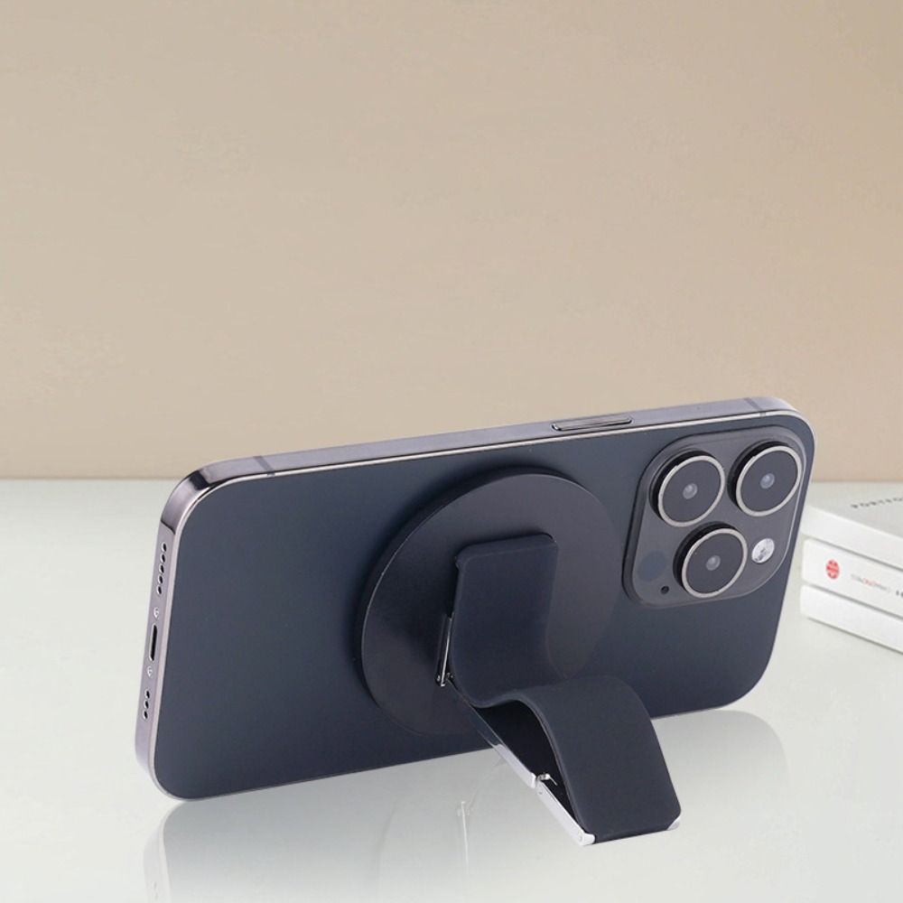 Support de téléphone magnétique pliable Anneau de doigt en silicone Support Sangle de maintien pour doigt de téléphone Pour MagSafe