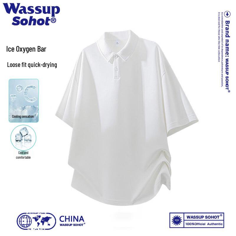 

Wassup Sohot Men s Quick-Dry Polo T-Shirt L