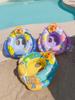 Children's Steering Wheel & Cartoon Seat Ring: Mermaid & Dinosaur Inflatable Swim Toys
