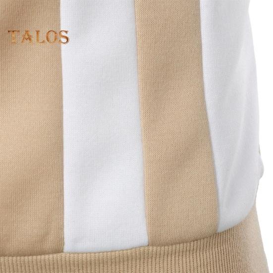 Herr Höst Vinter Kappa Ståkrage Dragkedja Dragsko Färgblock Sportjacka med Elastiska Ärmslut och Fåll Slim Fit Fitness Ytterkläder